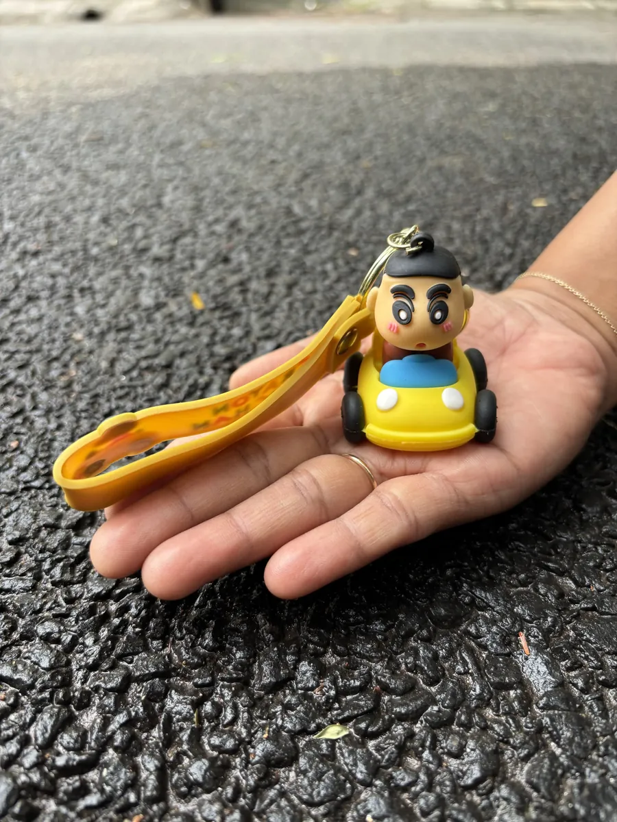 Car Driving Shinchan Keychain