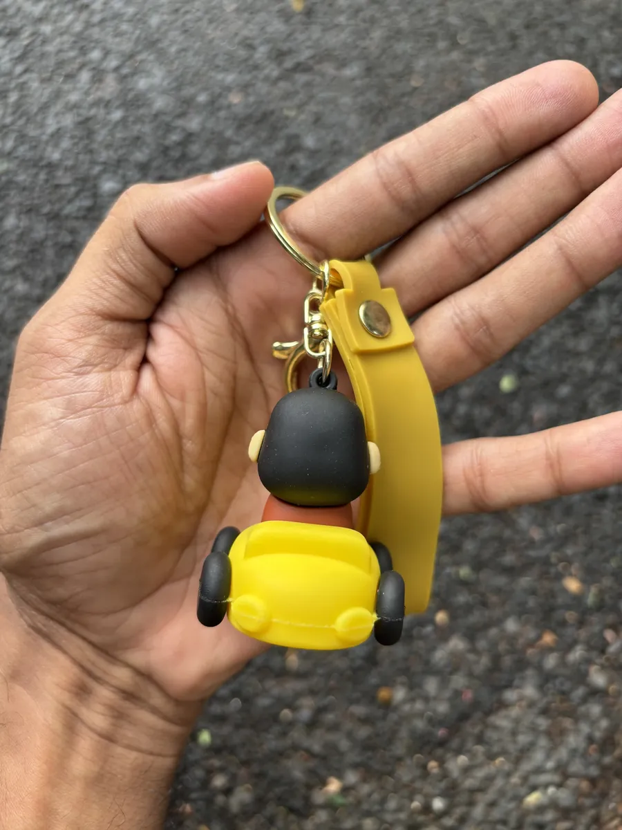 Car Driving Shinchan Keychain