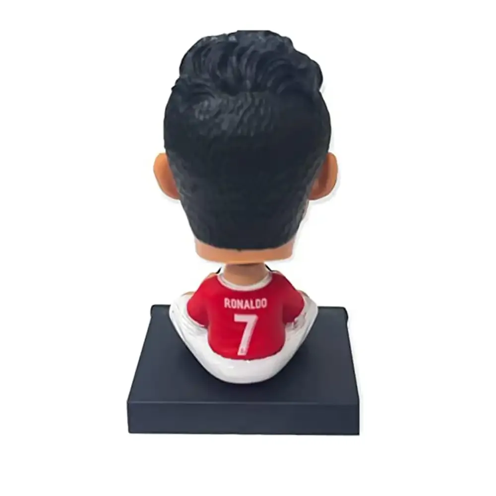 Christiano Ronaldo Red Bobblehead cum Mobile Holder
