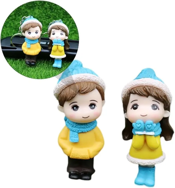 Couple Keychains - Yellow (2 pcs)