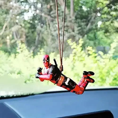 Flying Deadpool Car Hanging Pendant