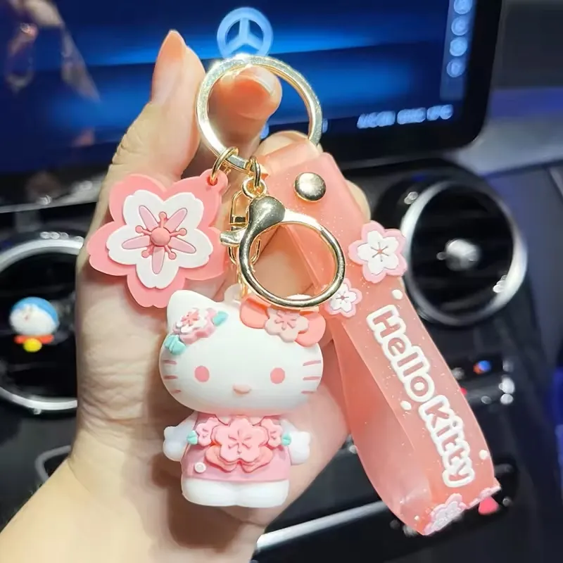 Hello Kitty Cute Pink Keychain