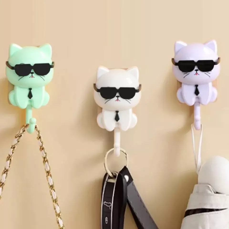 Kitten Sunglasses Wall Hook