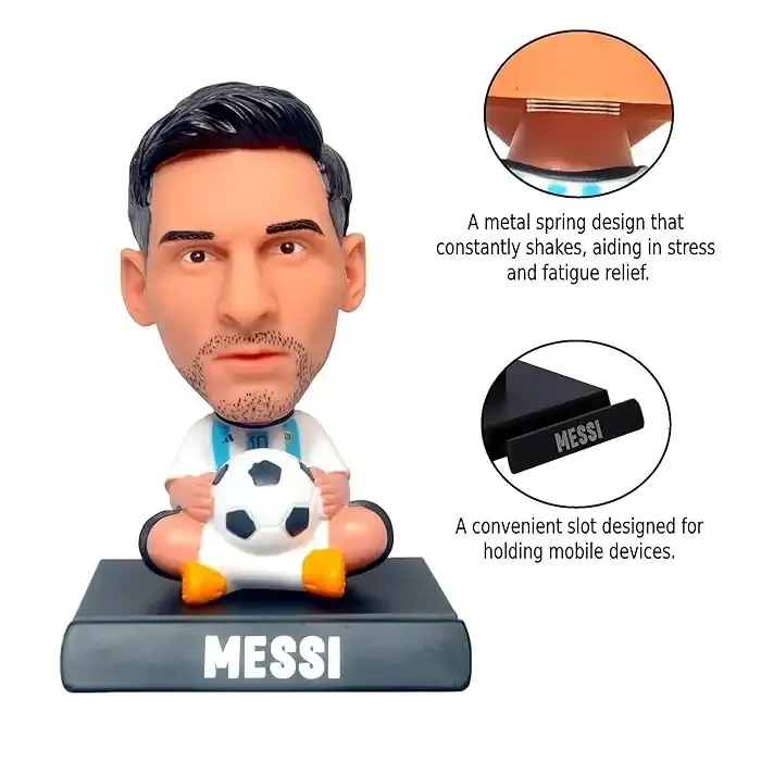 Lionel Messi Bobblehead cum Mobile Holder