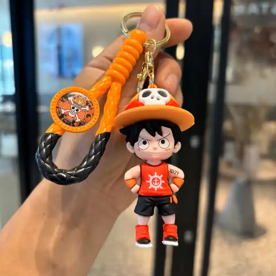 One Piece - Standing Angry Luffy Keychain