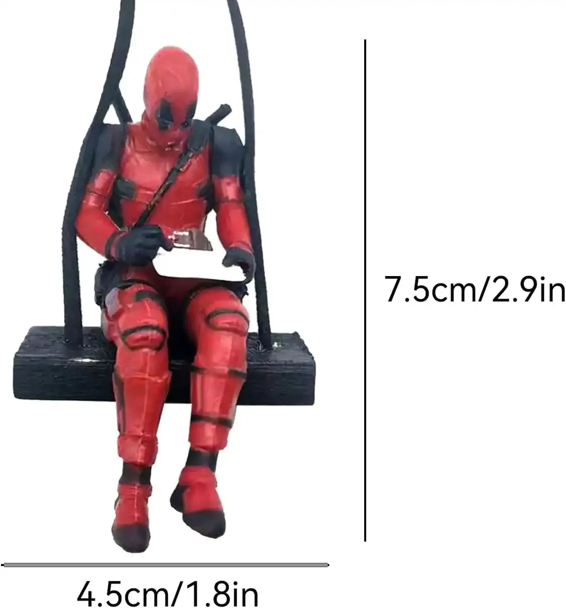 Plotting Deadpool Car Hanging Pendant
