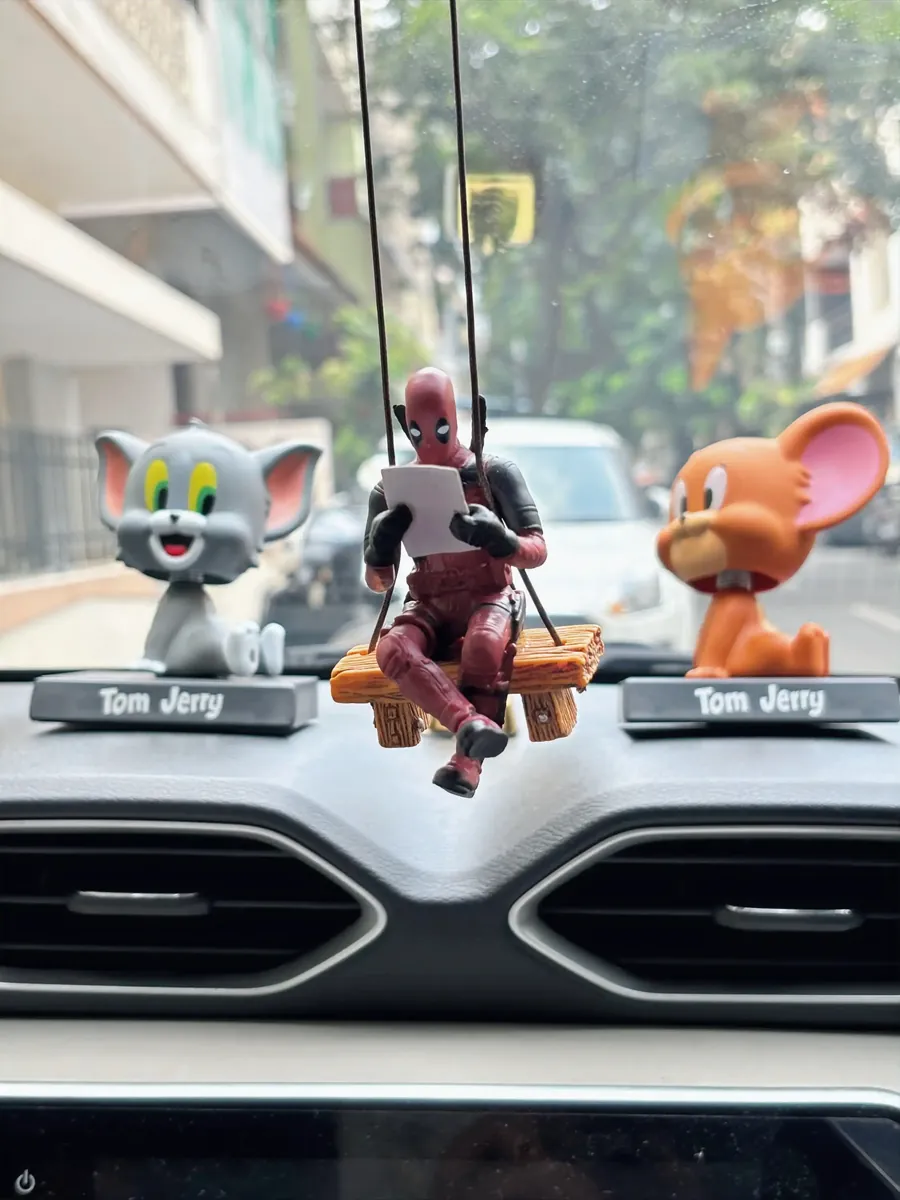 Reading Deadpool Car Hanging Pendant