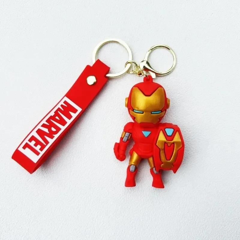 Red and Gold Ironman Keychain