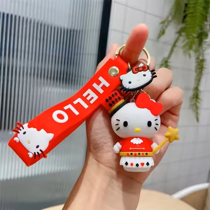 Red Hello Kitty Keychain