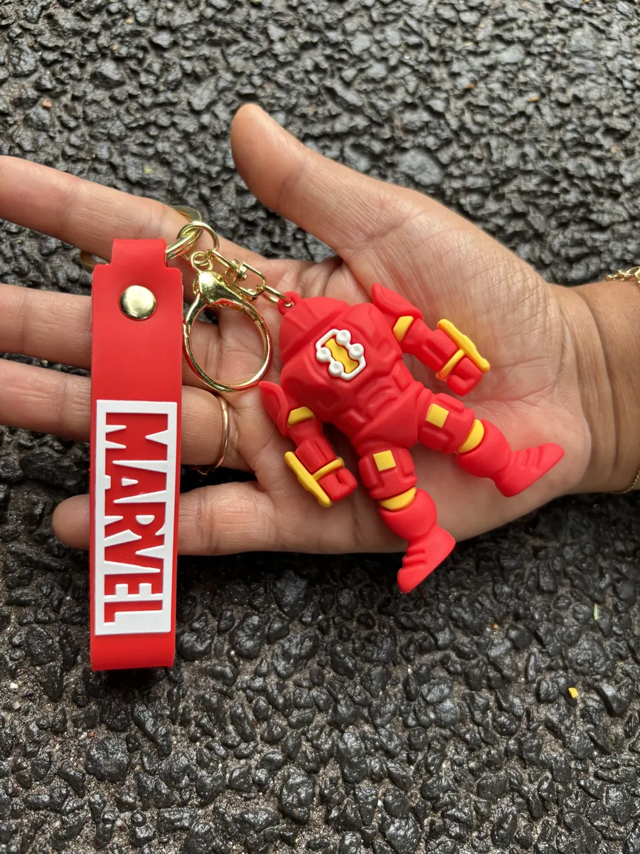Red Ironman Keychain