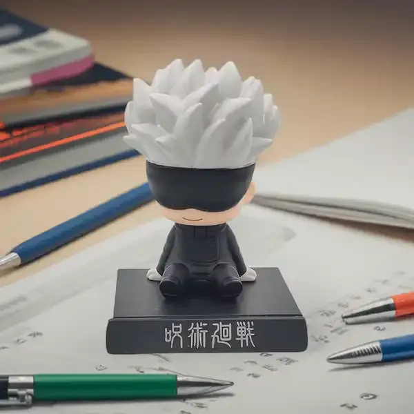Satoru Gojo Jujutsu Kaisen Bobblehead cum Mobile Holder