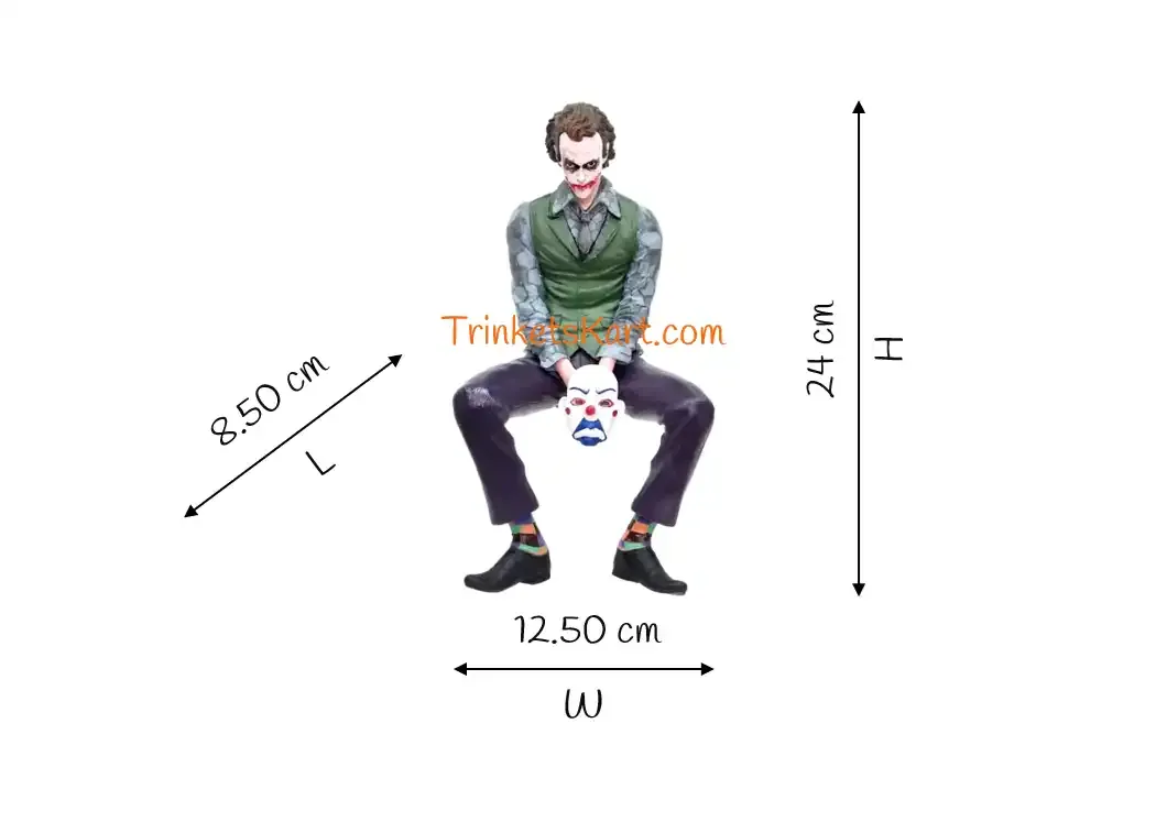 Sitting Joker Figurine Model Statue