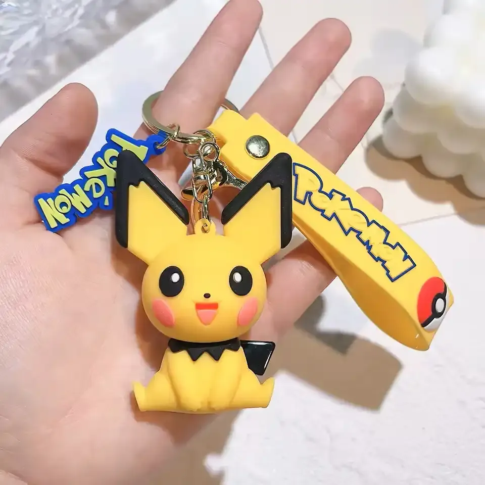 Sitting Pikachu Keychain