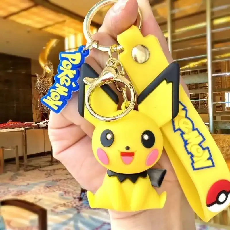 Sitting Pikachu Keychain