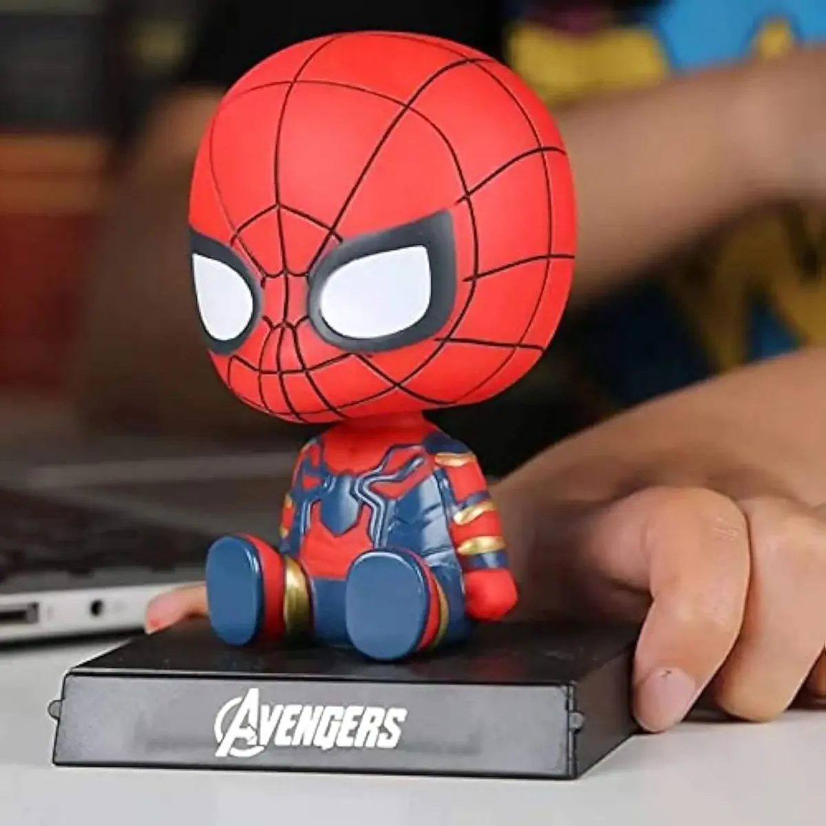 Spiderman Bobblehead cum Mobile Holder