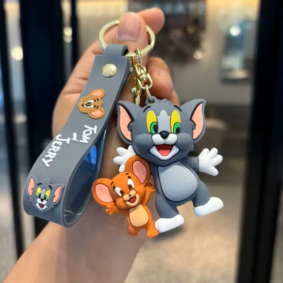 Standing Tom and Jerry Keychain
