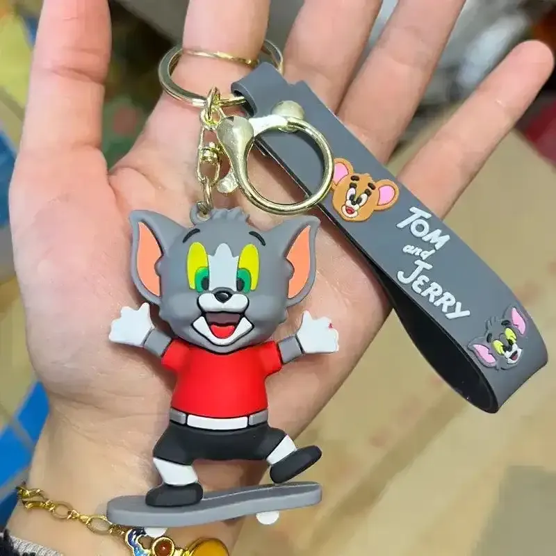 Tom and Jerry Skating Tom Keychain