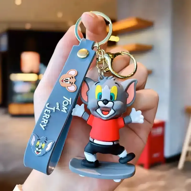 Tom and Jerry Skating Tom Keychain