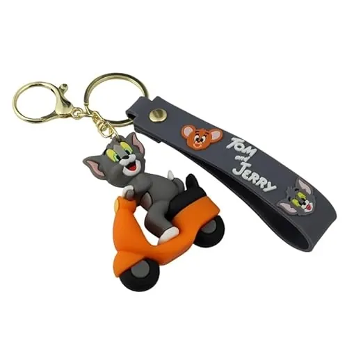 Tom and Jerry - Tom on Scooter Keychain