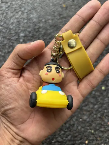Car Driving Shinchan Keychain