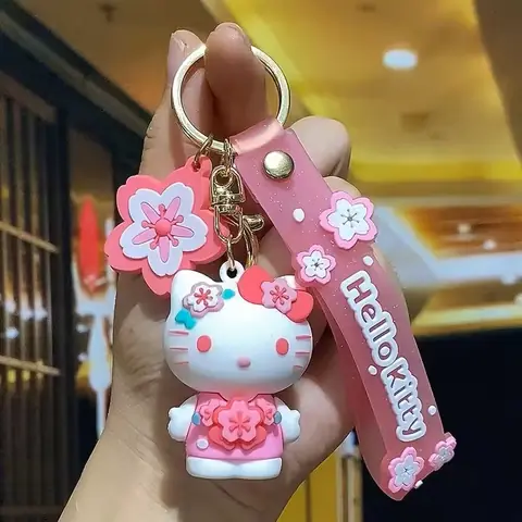 Hello Kitty Cute Pink Keychain