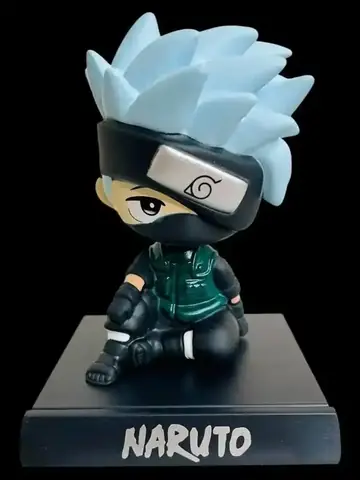 Naruto Kakashi Hatake Bobblehead cum Mobile Holder