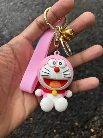 Pink Doraemon Keychain