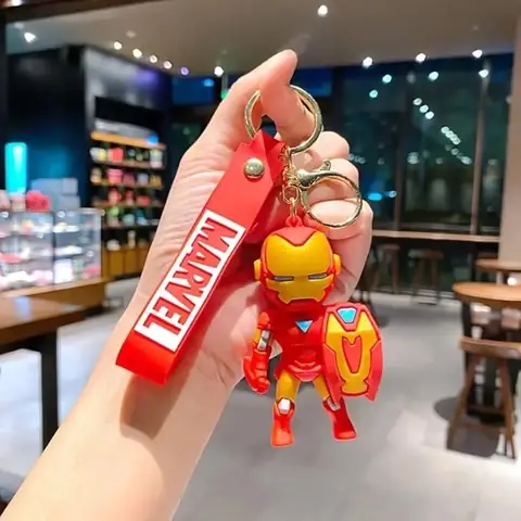 Red and Gold Ironman Keychain