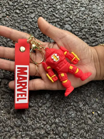 Red Ironman Keychain