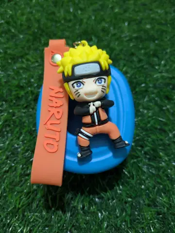 Standing Naruto Uzumaki Orange Outfit Keychain