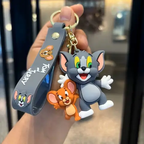 Standing Tom and Jerry Keychain